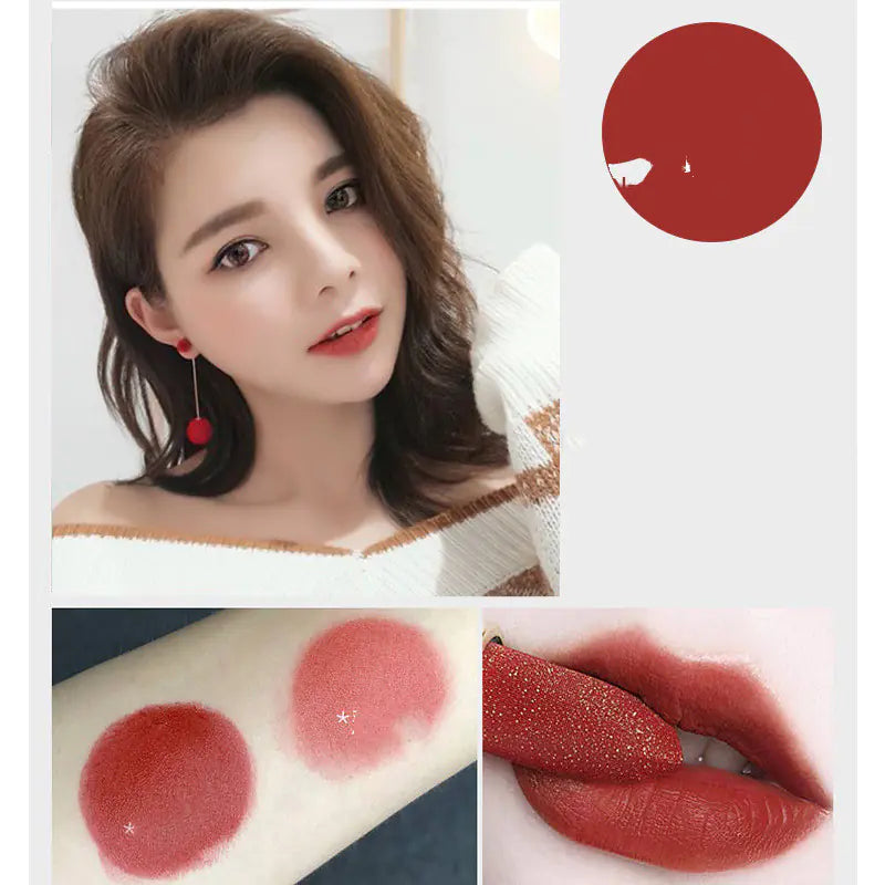 Star Gold Diamond Velvet Matte Red Makeup Moisturizer (Squalane)