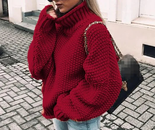 Women's Autumn-Winter Batwing Sweater (One Piece)