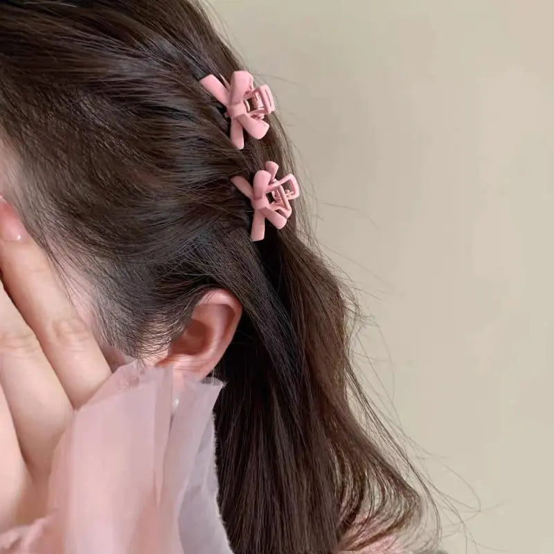 Sweet Alloy Bow Hair Clip for Women