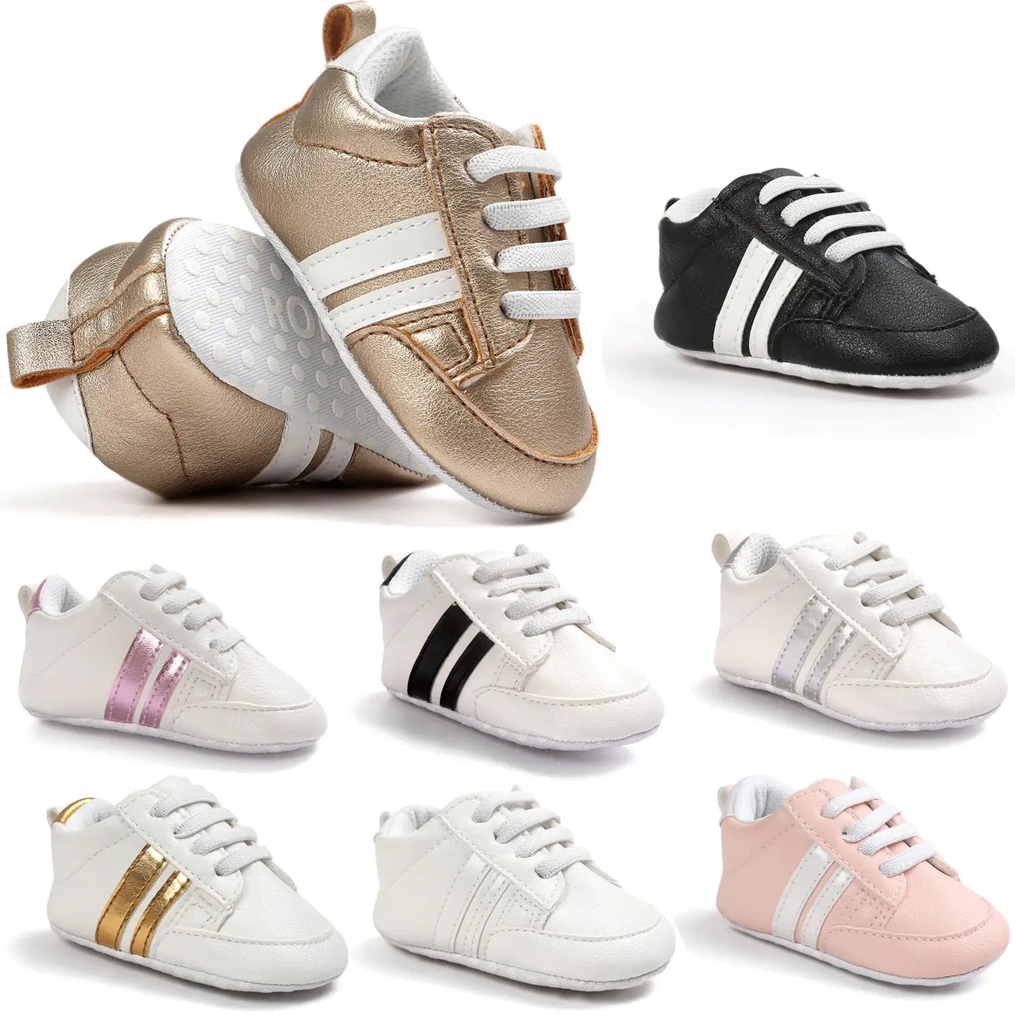 Infant First Step Leather Moccasins