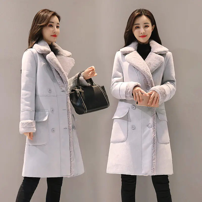 Women's Long Lambswool Coat