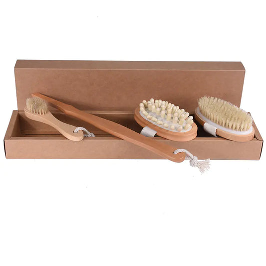 Bathroom Exfoliating Brush and Massage Set (OEM)