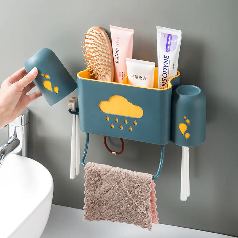 Bathroom Storage Rack and Kitchen Utensil Holder