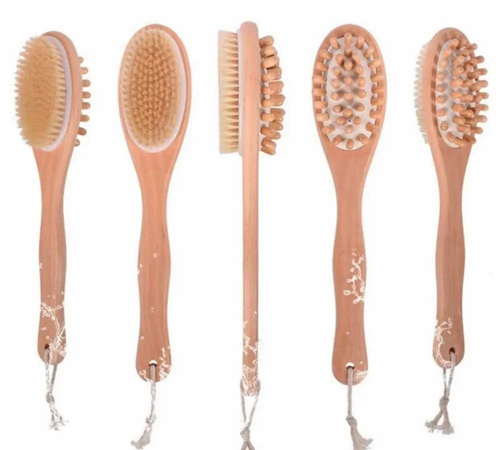 Dual Head - Bath & Body Massage Brush