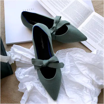 Casual Boat Shoes with Bow