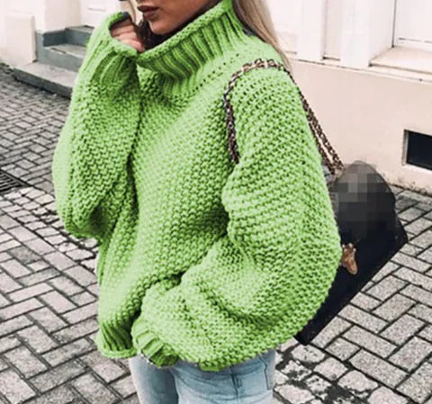 Women's Autumn-Winter Batwing Sweater (One Piece)