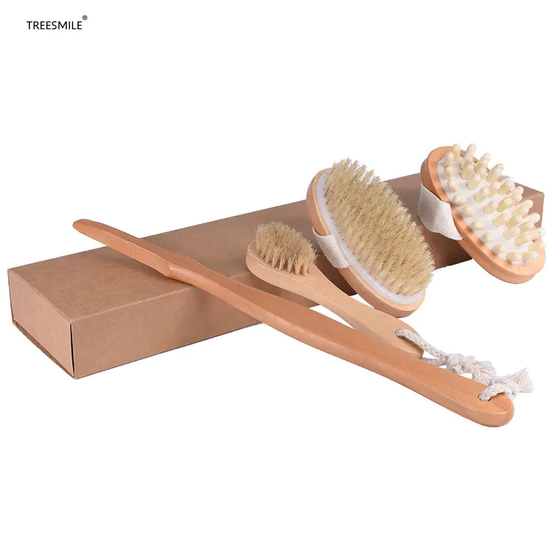 Bathroom Exfoliating Brush and Massage Set (OEM)