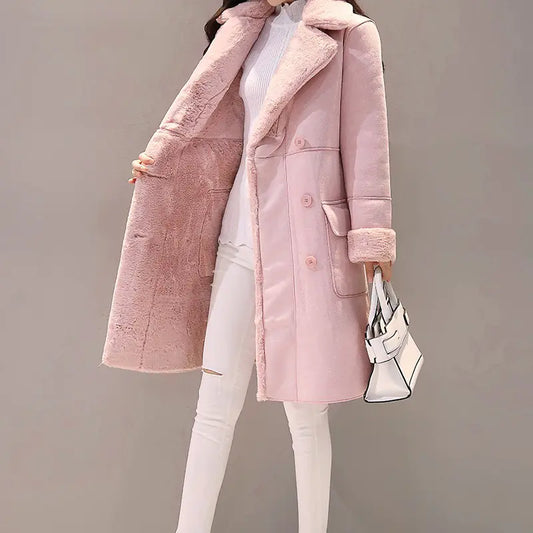Women's Long Lambswool Coat