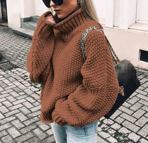 Women's Autumn-Winter Batwing Sweater (One Piece)