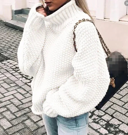 Women's Autumn-Winter Batwing Sweater (One Piece)
