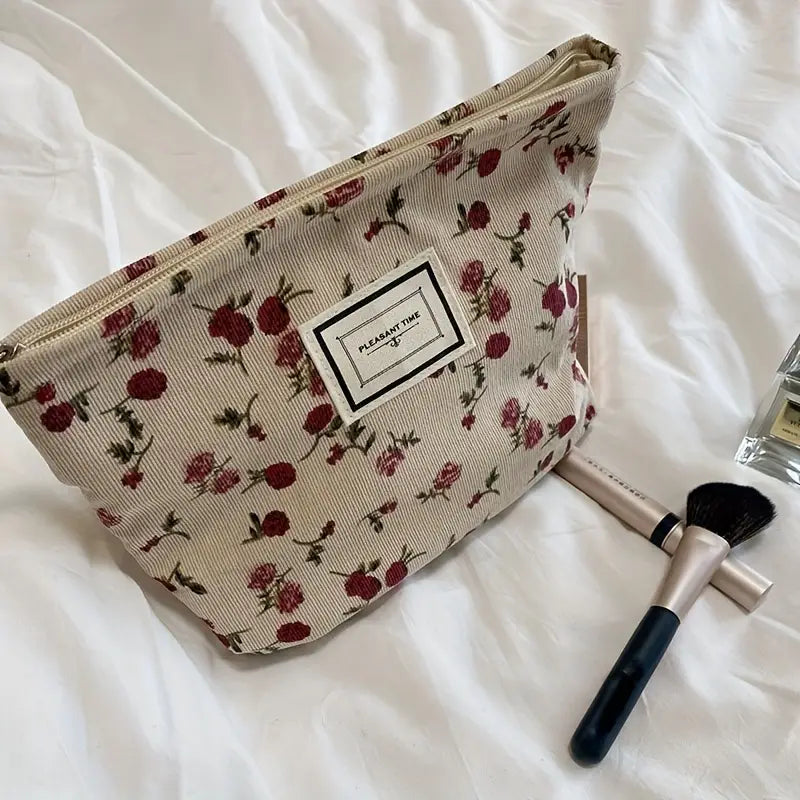 Pleasant Time - w/ Pana Vintage Leopard Print Cosmetic Bag