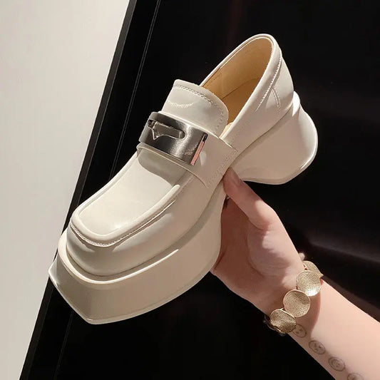 2024 Spring Women's Chunky Heel Slip-On Shoes