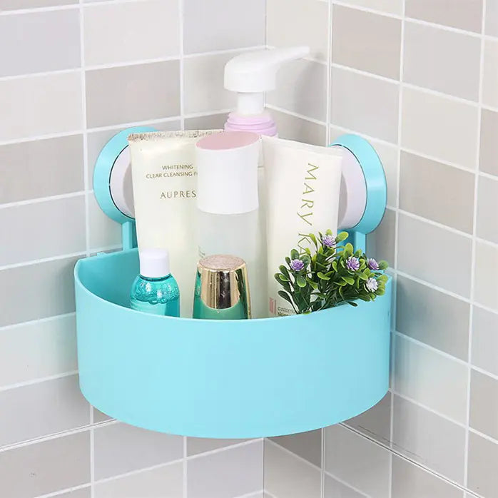 Corner Suction Bathroom Storage Rack