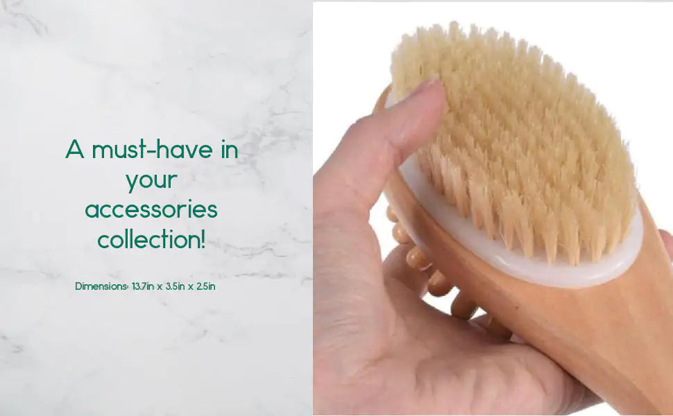 Dual Head - Bath & Body Massage Brush