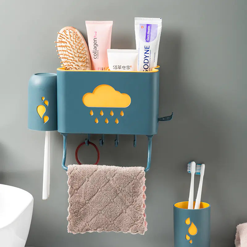 Bathroom Storage Rack and Kitchen Utensil Holder