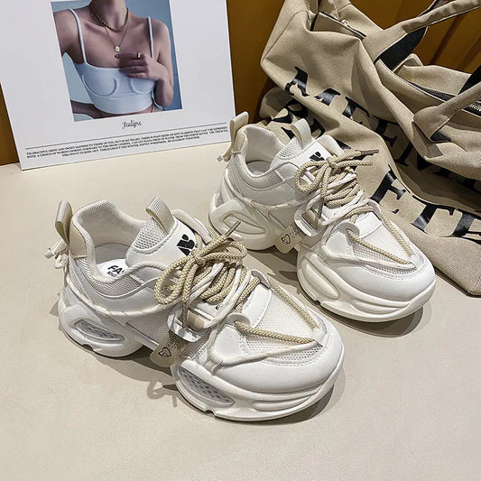 Fashionable Women's Casual Thick-Soled Sports Shoes