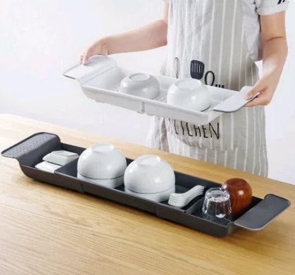 Retractable Bath Tray