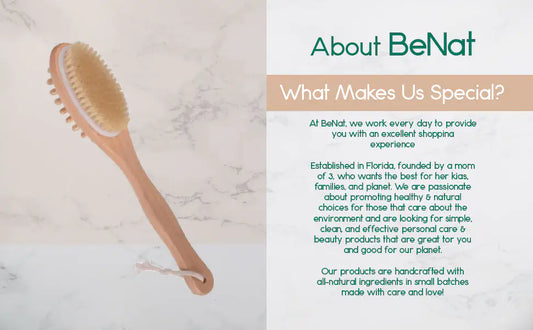 Dual Head - Bath & Body Massage Brush