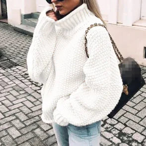 Women's Autumn-Winter Batwing Sweater (One Piece)