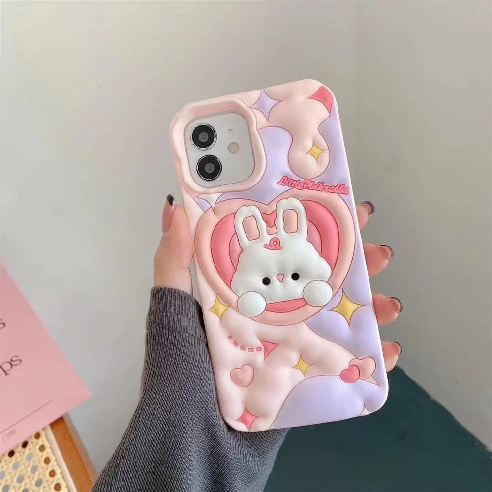 Pink Bunny - iPhone Case