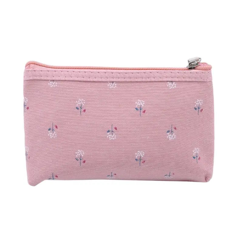 Portable Canvas Waterproof Cosmetic Bag for Women
