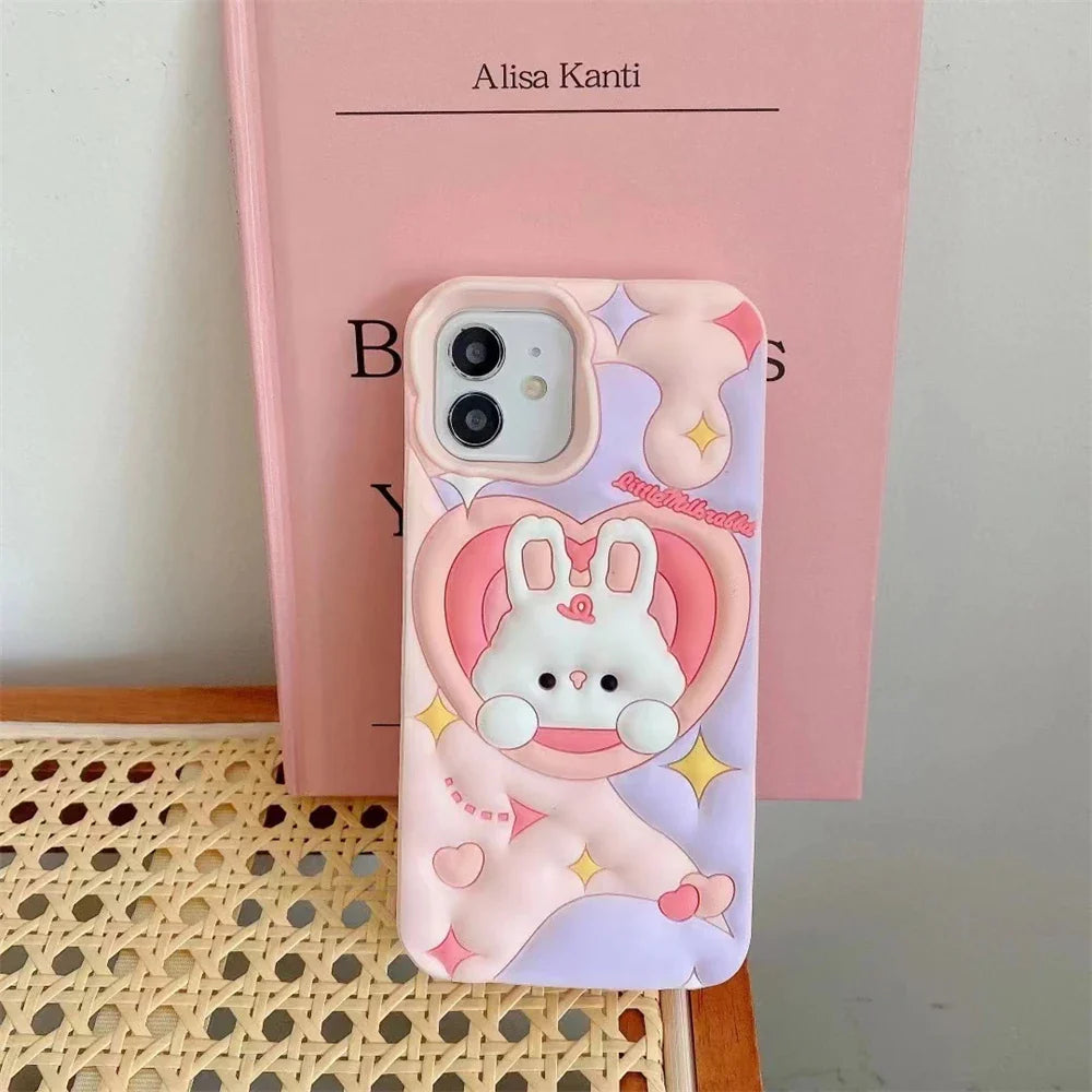 Pink Bunny - iPhone Case