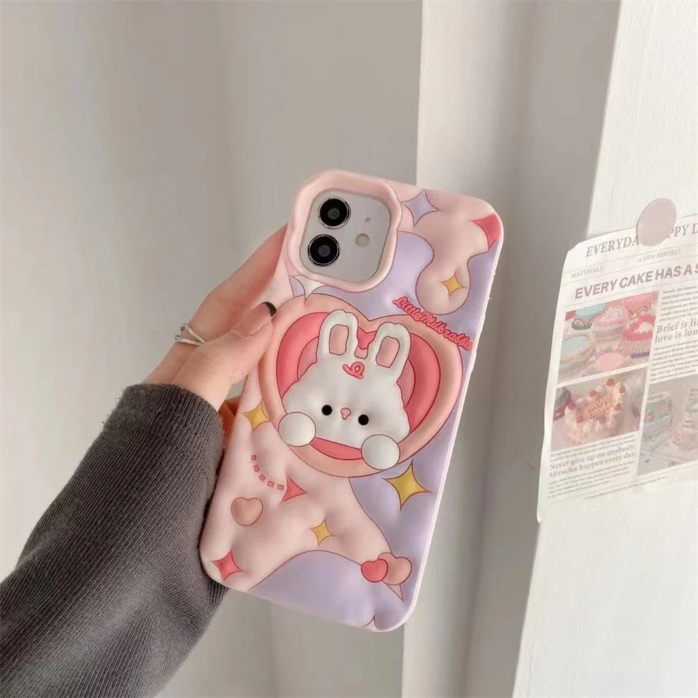 Pink Bunny - iPhone Case