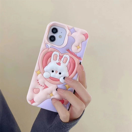 Pink Bunny - iPhone Case