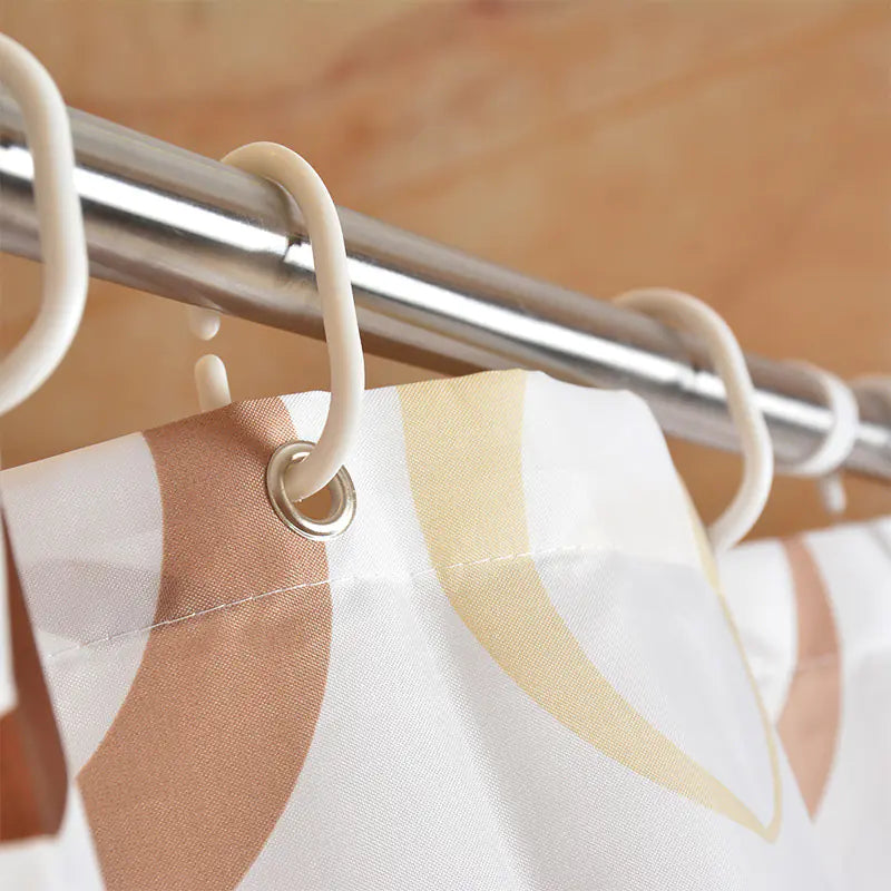 European-style shower curtains