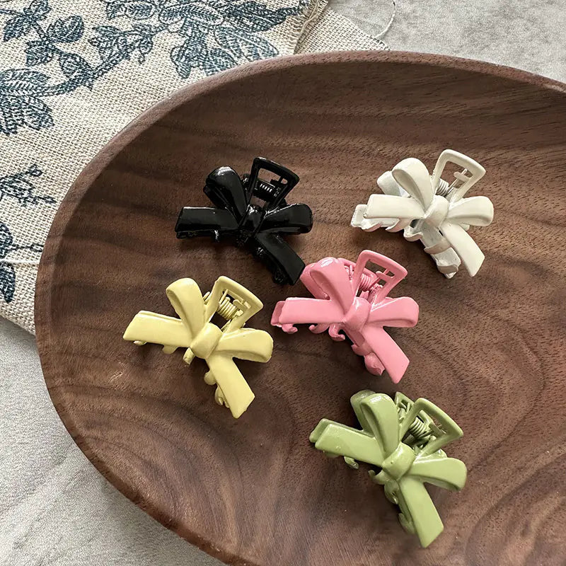 Sweet Alloy Bow Hair Clip for Women