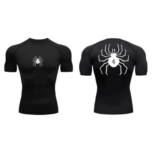 Spider Compression T-Shirt for Men - Breathable Workout Wear
