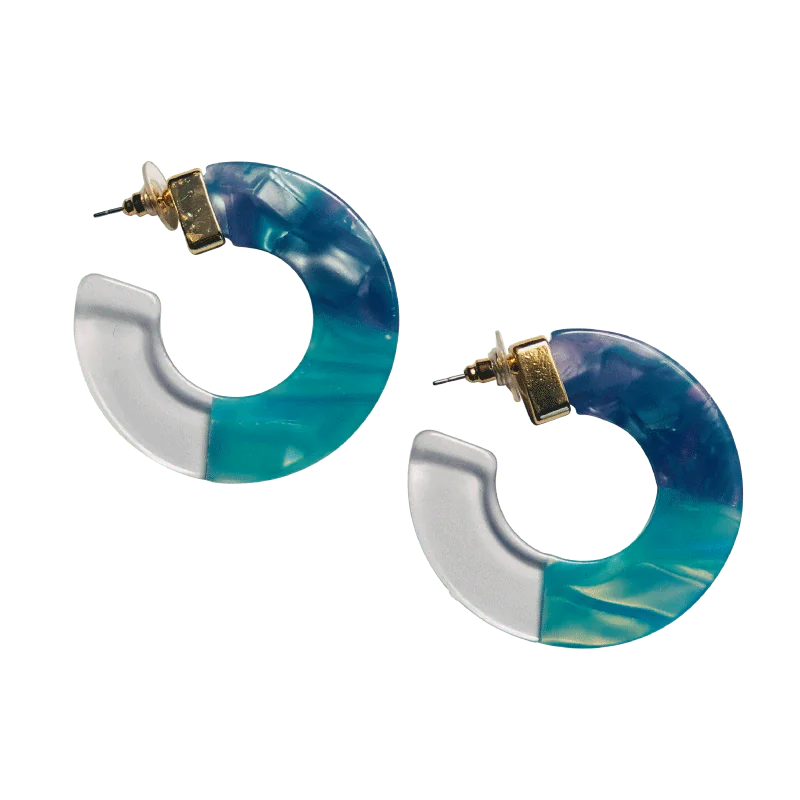 Eva - Blue Earrings