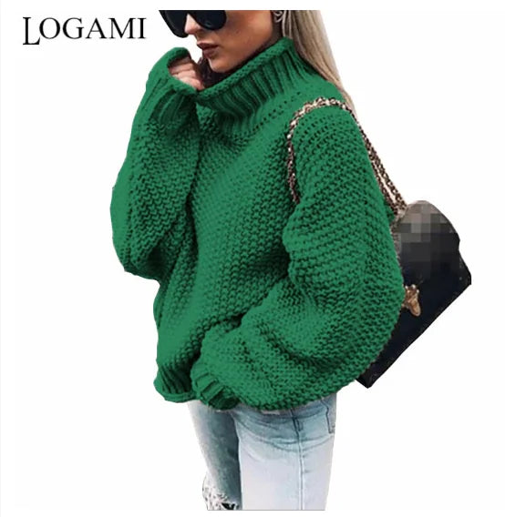 Women's Autumn-Winter Batwing Sweater (One Piece)