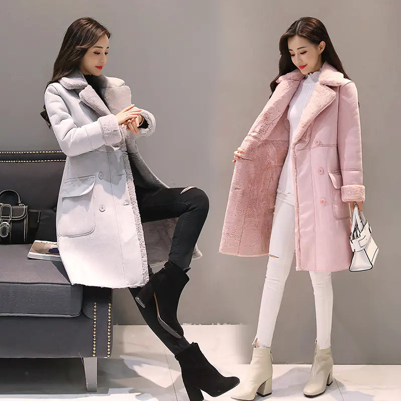 Women's Long Lambswool Coat