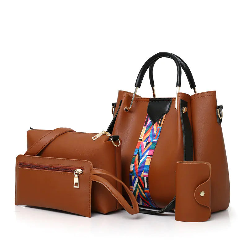 4-Piece Women's Shoulder Bag Set