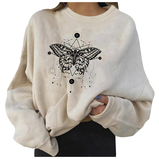 Loose Butterfly Series Sweater for Women