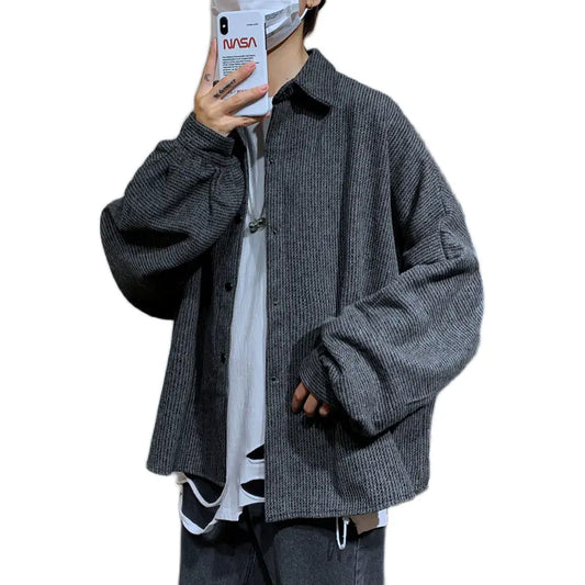 Vintage Casual Corduroy Jacket for Everyday Wear