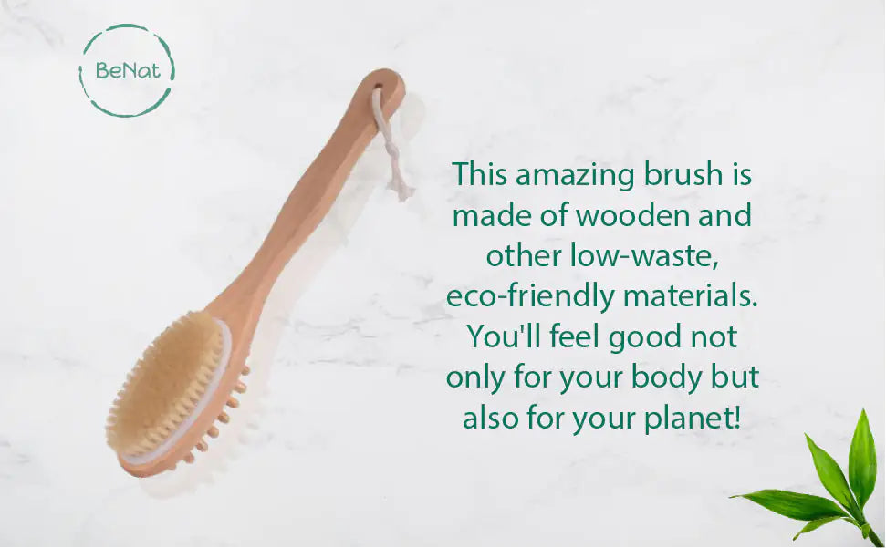 Dual Head - Bath & Body Massage Brush