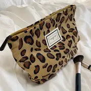 Pleasant Time - w/ Pana Vintage Leopard Print Cosmetic Bag