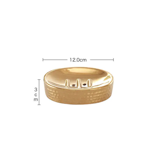 Ceramic Five-piece Bathroom Set