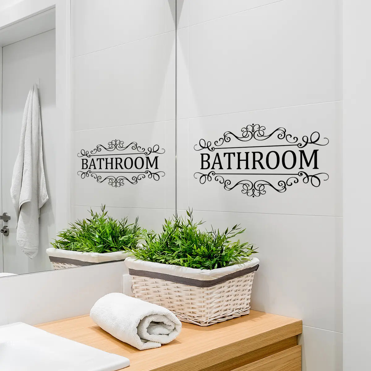 Self-Adhesive Bathroom Wall Stickers