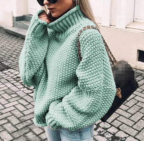 Women's Autumn-Winter Batwing Sweater (One Piece)