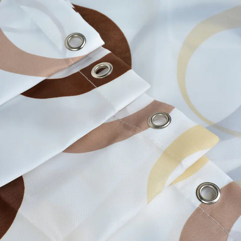 European-style shower curtains
