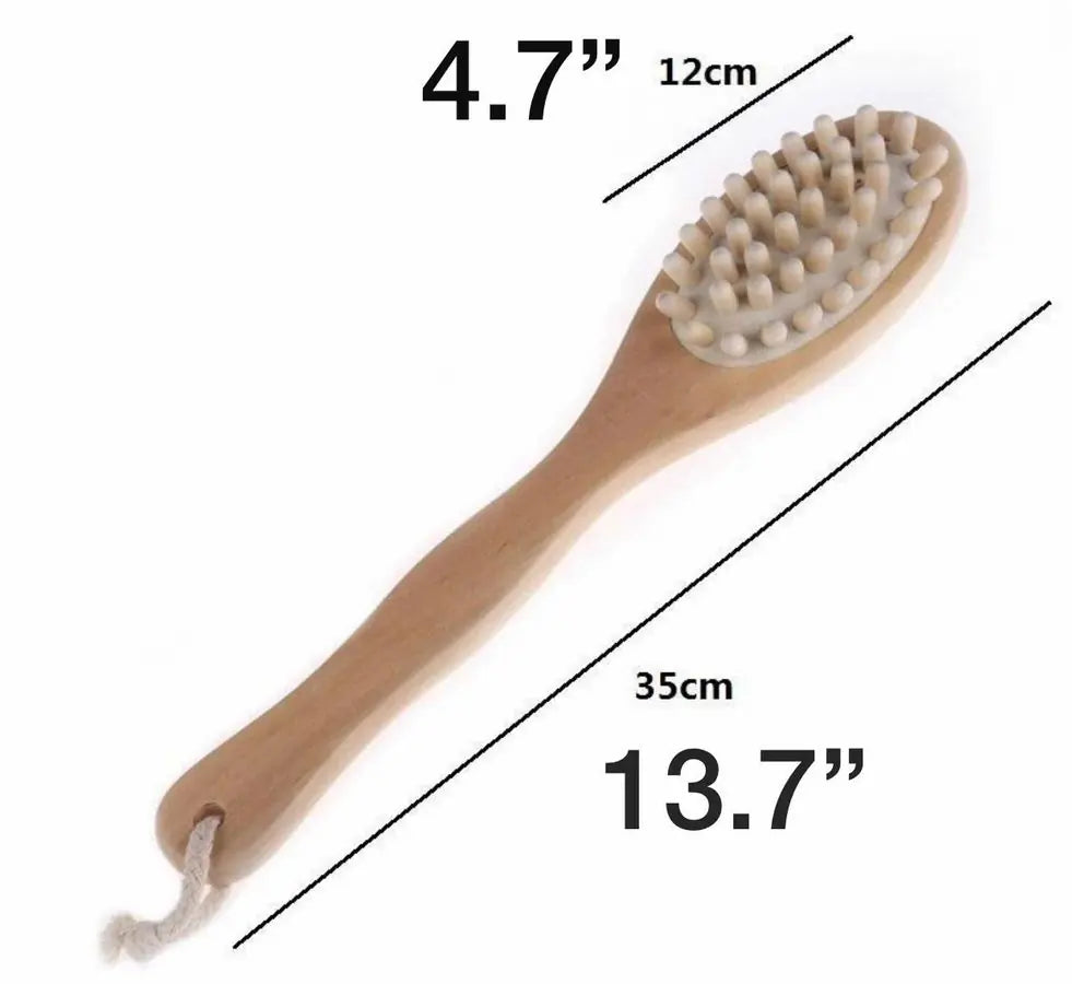 Dual Head - Bath & Body Massage Brush