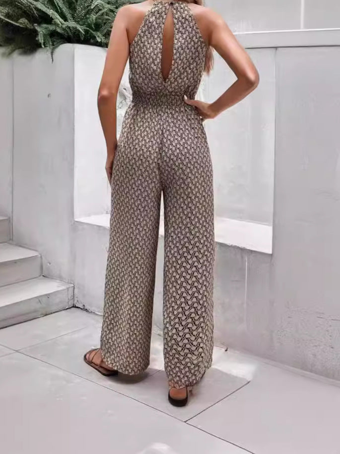 Gisella™ Women's Elegant Khaki Jumpsuit (One Piece)