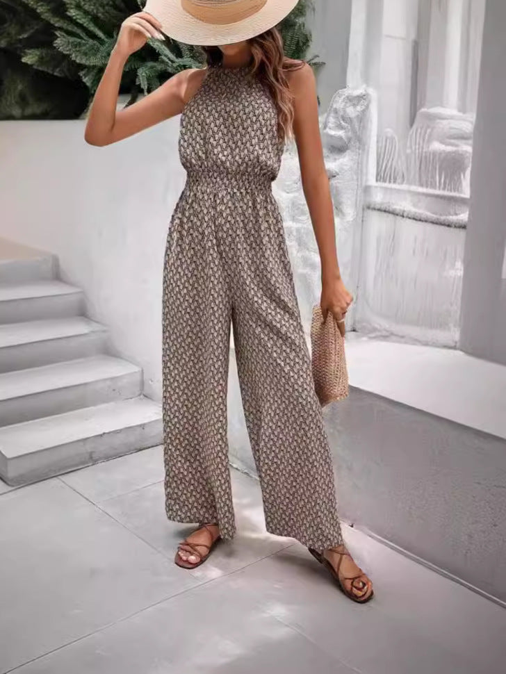 Gisella™ Women's Elegant Khaki Jumpsuit (One Piece)