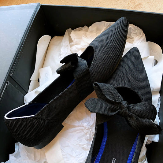 Casual Boat Shoes with Bow