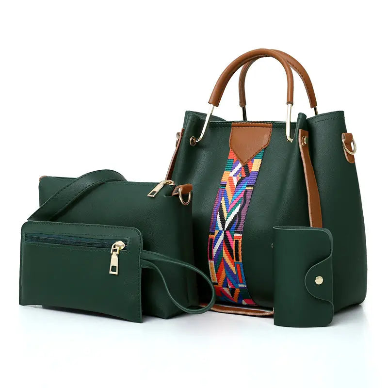 4-Piece Women's Shoulder Bag Set
