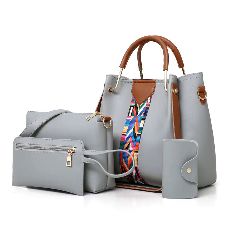 4-Piece Women's Shoulder Bag Set
