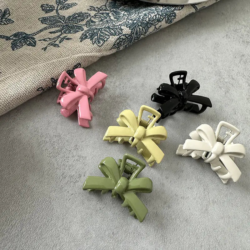Sweet Alloy Bow Hair Clip for Women